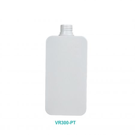 Vue arrière de la bouteille rectangulaire de 300 ml